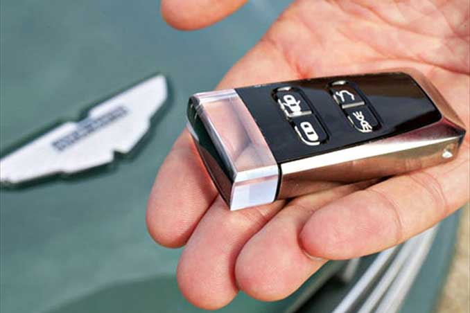 Photo: luxury car keys from Aston Martin