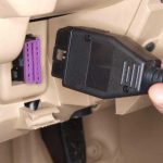 Photo: ODB2 connector in the car